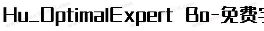 Hu_OptimalExpert Bo字体转换